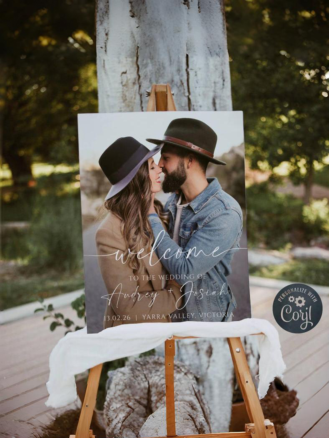 Wedding Welcome Sign Customizable Wedding Reception Welcome Board